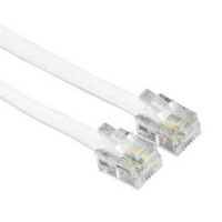 Hama Modular male plug (US6p4c) - modular male plug (US6p4c), white 15 (00044492)